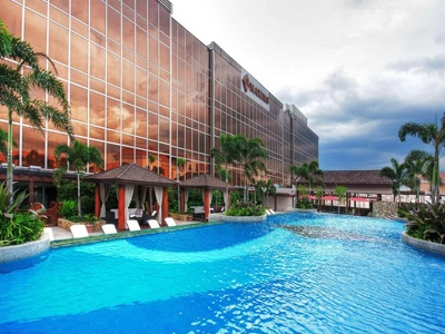 Lanjing Vidrio Arquitectónico en Manila Maxims Hotel