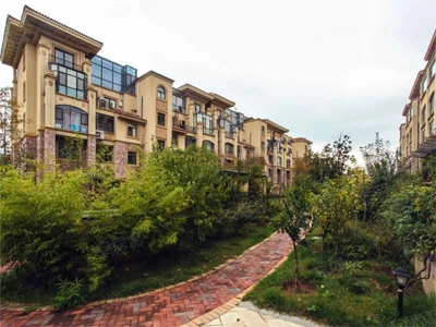 Lanjing vidrio arquitectónico en Qingdao Golden Bay Villa