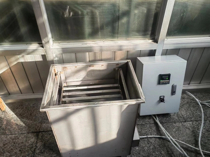 Pruebas de ebullición de vidrio laminado